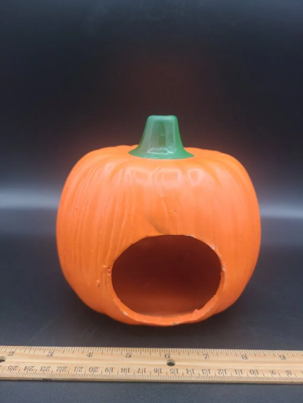 Vintage Ceramic Halloween Pumpkin Jack o Lantern 6